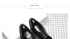 Elegant Pointed Toe Leather Shoes for Business and Casual Wear with Height Increasing Insole and Low Heel Design